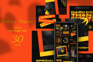 Download Darker Theme Puzzle Instagram Feed - Puzzle instagram Collection