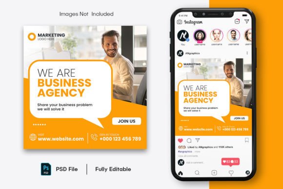 Download Business Instagram Post Template - Business Collection