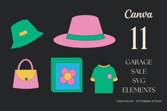 Download Garage Sale SVG Elements - Premium Bundle