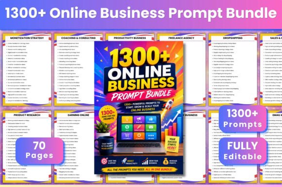 Download 1300+ Online Business Prompt Bundle - Business Collection