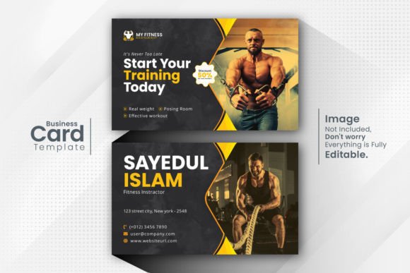 Download Fitness Center Business Card Template - Business Collection