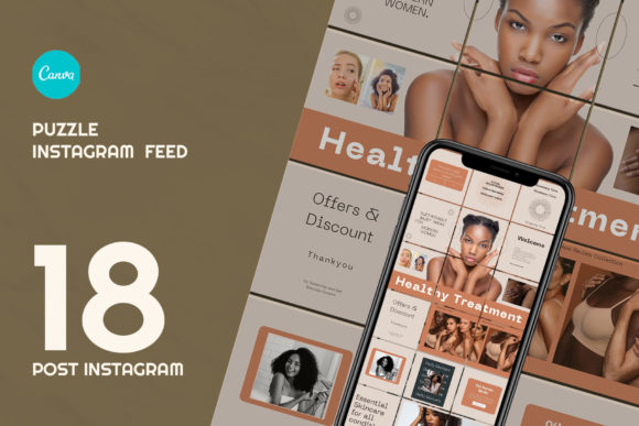 Download Product Skincare Puzzle Instagram CANVA - Puzzle instagram Collection