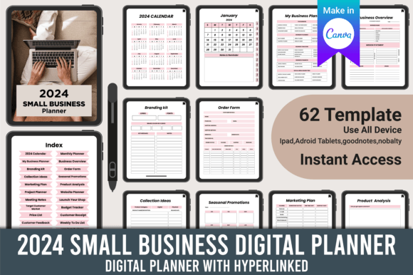 Download 2024 Small Business Digital Planner - Business Collection