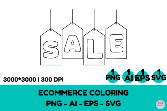 Download Big SALE Signboard Coloring Clipart - Sale Collection