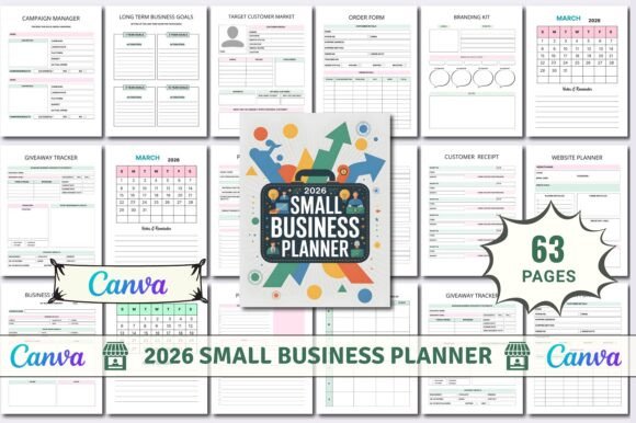 Download 2026 Small Business Planner KDP - Business Collection