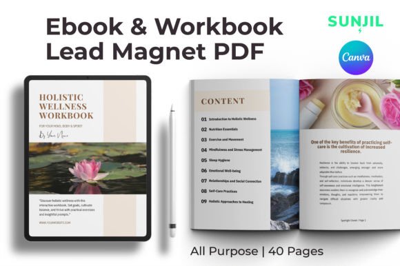 Download Canva Modern Ebook Workbook Lead Magnet - Modern Collection