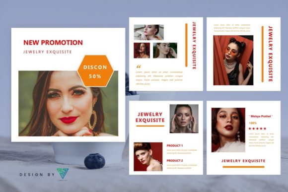 Download Template Instagram Business - #Jewelry3 - Business Collection