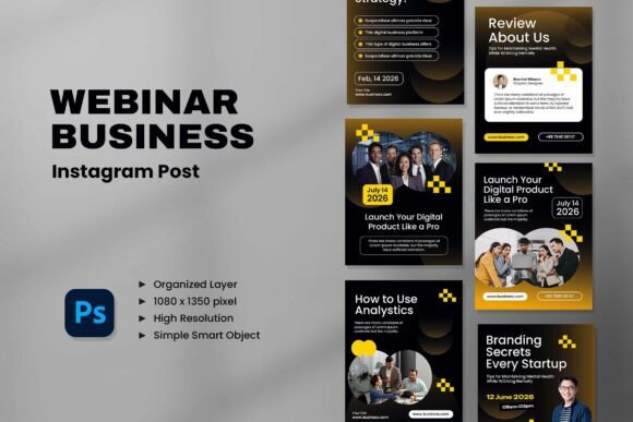 Download Webinar Business Instagram Post - Business Collection