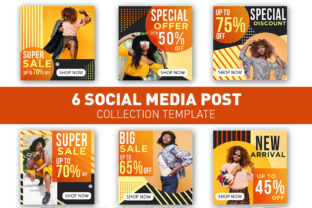 Download Social Media Post Orange Modern Template - Modern Collection