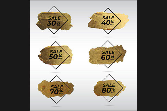 Download Gold Watercolor Brush with Sale Offer - Premium Bundle
