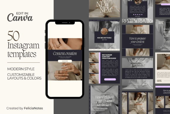 Download Dark Modern Instagram Post Template - Modern Collection